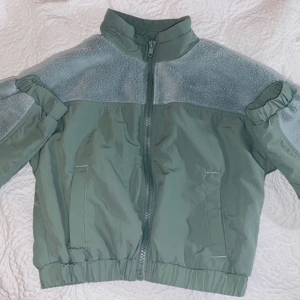 green bomber jacket